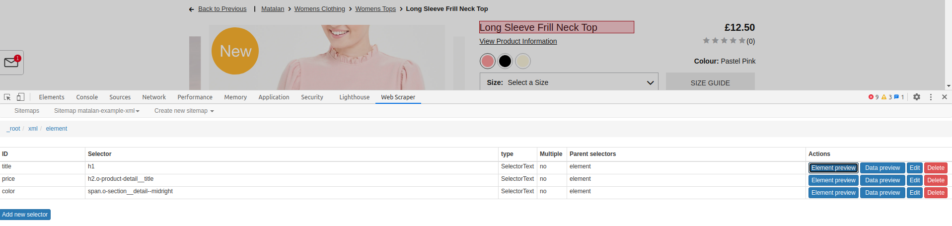 Text-Selectors-Scraping-Data-Scrape-Ecommerce-Web-Scraper-Blog
