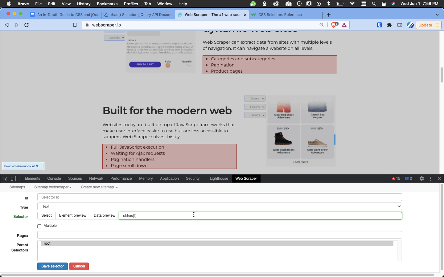 element :has() image
